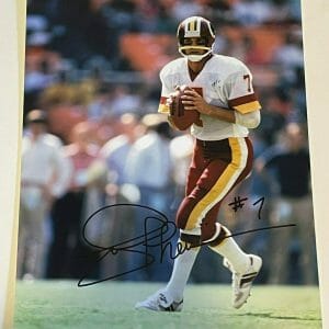 Joe Theismann SIGNED Autograph 11x14 Notre Dame QB Washington Redskins - K9 COA