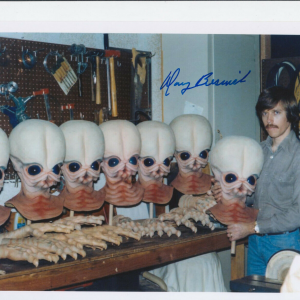 Doug Beswick Star Wars ANH Cantina Band ILM Autograph SIGNED 8x10 BTS K9 COA