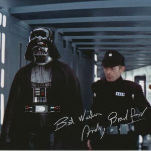 Andy Bradford Star Wars A New Hope Officer SIGNED Autographed 8x10 K9 HOLO