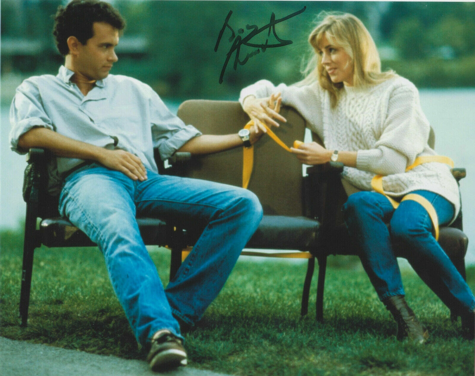 Bess Armstrong SIGNED Nothin In Common Autograph 8x10 K9 COA Jaws 3d ...