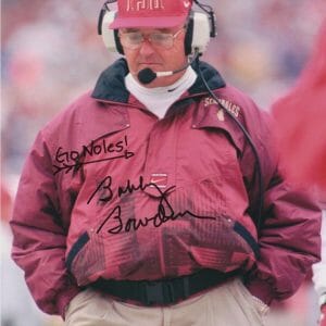 Coach Bobby Bowden Florida State Seminols SIGNED Autographed 8x10 w/ COA