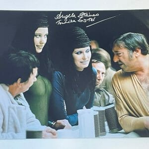 Angela Staines Star Wars ANH Tonnika Twin SIGNED 11x14 K9 COA Holo