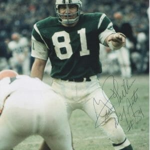 Gerry Philbin SIGNED Autographed NY Jets 8x10 1969 Super Bowl Champion K9 COA