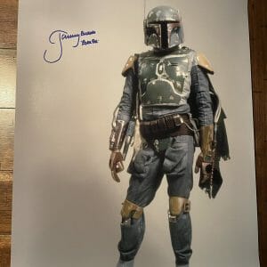 Jeremy Bulloch Star Wars Empire ESB Boba Fett SIGNED Autograph 16x20 - K9 PROOF