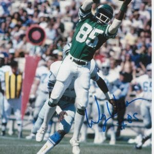 Wesley Walker SIGNED 8x10 New York NY JETS Legend WR w PROOF - K9 COA