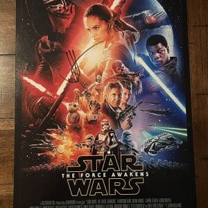 JJ Abrams SIGNED Star Wars Force Awakens Director Autograph 11x17 Vader PSA