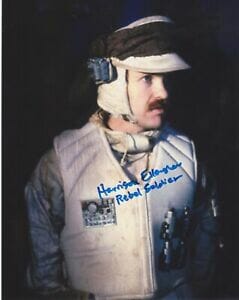 Harrison Ellenshaw Star Wars Empire ESB Hoth Rebel Soldier SIGNED 8x10 K9 COA