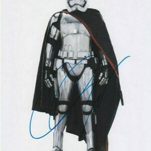 Gwendoline Christie Captain Phasma SIGNED Star Wars Ep 7 8x10 / K9 holo