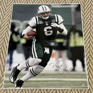 Lot of 2 Mark Sanchez & Santonio Holmes SIGNED 16x20 Photos NY Jets PROOF