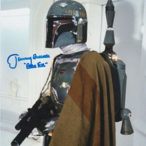 Jeremy Bulloch Star Wars Empire ESB Boba Fett SIGNED 8x10 - K9 EXACT PROOF