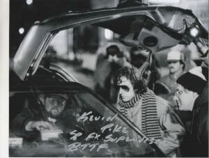 KEVIN PIKE BACK TO THE FUTURE DELORIAN SP FX SUPERVISOR SIGNED 8×10 K9 COA COLLECTIBLE MEMORABILIA