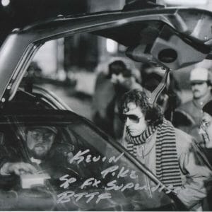 Kevin Pike Back To The Future Delorian SP FX Supervisor SIGNED 8x10 K9 COA
