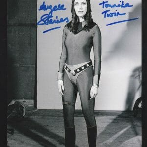 Angela Staines Star Wars ANH Tonnika Twin SIGNED 8x10 K9 COA Holo