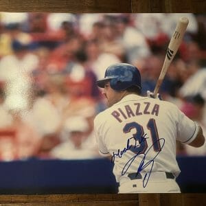 Mike Piazza SIGNED Autographed 16x20 NY Mets HOF Hall Of Fame W Proof K9 COA