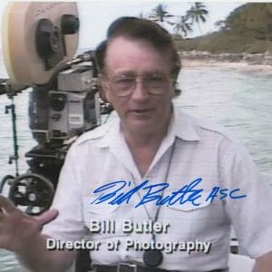 Bill Butler - Cinematographer - Rocky 3/4 Jaws - DOP - Auto SIGNED 8x10 - K9 COA