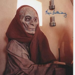 Kim Falkinburg Star Wars ANH Cantina SIGNED 8x10 K9 COA Holo