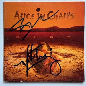 SEAN KINNEY & MIKE INEZ ALICE IN CHAINS SIGNED AUTOGRAPHED DIRT CD K9 COA PROOF COLLECTIBLE MEMORABILIA