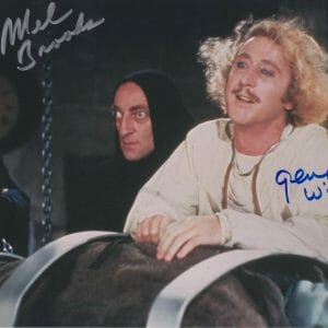 Mel Brooks Gene Wilder Young Frankenstein SIGNED Autographed 8x10 PROOF K9 COA