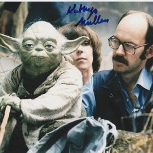 Kathryn Mullen YODA Star Wars ESB SIGNED RARE 8x10 - K9 - PROOF w/ Frank Oz