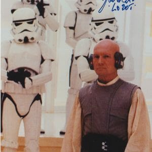 John Hollis Lobot Star Wars Empire Strikes Back ESB SIGNED 8x10 - K9 COA PROOF
