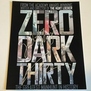 Jessica Chastain & Kathryn Bigelow Zero Dark Thirty SIGNED 11x14 - K9 COA