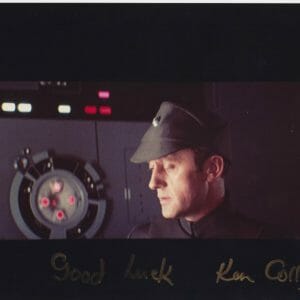 Ken Colley Star Wars Admiral Piett ESB SIGNED RARE 8x10 - K9