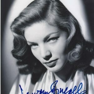 Lauren Bacall SIGNED autographed 8x10 Hollywood Screen Legend - K9 holo COA