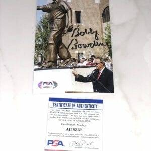 Bobby Bowden Hand Signed 4x6 Photo Florida State University PSA DNA #4