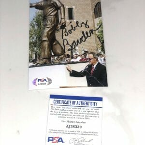 Bobby Bowden Hand Signed 4x6 Photo Florida State University PSA DNA #6
