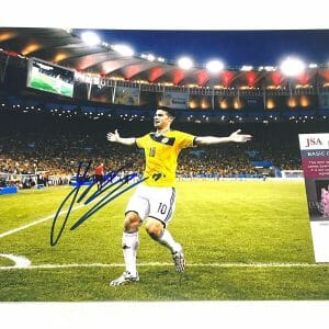 James Rodriguez hand signed 11x14 Photo Colombia Soccer JSA CERT