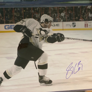 SIDNEY CROSBY SIGNED 16X20 PITTSBURGH PENGUINS BECKETT BAS AUTOGRAPH AUTO COA