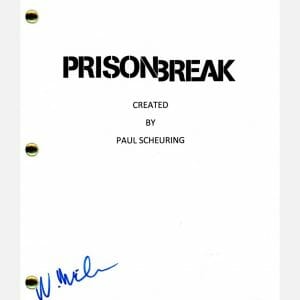 Wentworth Miller Signed Autographed Prison Break Pilot Episode Script ACOA COA