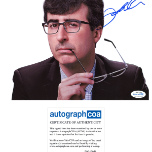 John Oliver Signed Autographed 8x10 Photo Last Week Tonight Host ACOA COA