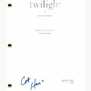 Catherine Hardwicke Signed Autographed Twilight Movie Script Screenplay ACOA COA