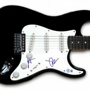 Fall Out Boy Signed Electric Guitar Pete Wentz Patrick Stump Beckett COA