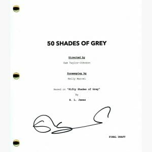 Sam Taylor Johnson Signed Autographed Fifty Shades of Grey Movie Script ACOA COA