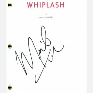 Miles Teller Signed Autographed WHIPLASH Movie Script Screenplay ACOA COA AB