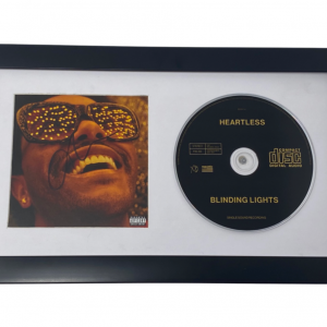 The Weeknd Signed Heartless Framed CD Display Abel Tesfaye After Hours ACOA COA