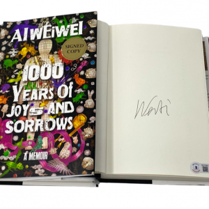Ai Weiwei Signed 1000 Years of Joys and Sorrows 1st Edition Book Beckett COA