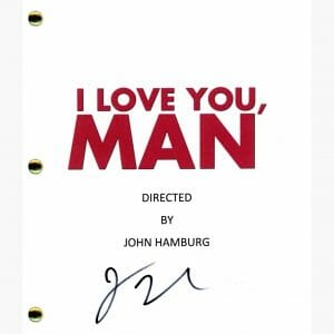 Jason Segel Signed Autographed I Love You, Man Movie Script Screenplay ACOA COA