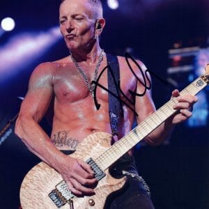 Phil Collen Signed Autographed 8x10 Photo Def Leppard Guitarist Beckett COA