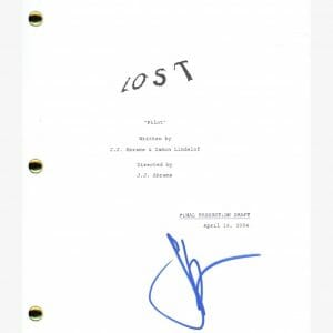 JJ Abrams J.J. Signed Autographed Lost Pilot Episode Script Screenplay ACOA COA