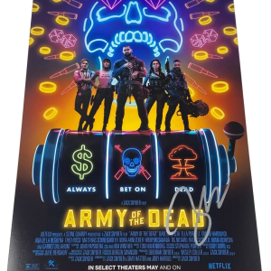 Zack Snyder Signed Autographed Army of The Dead 11x17 Movie Poster Beckett COA