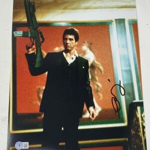 Al Pacino Signed Autographed 11x14 Photo Scarface Beckett BAS COA