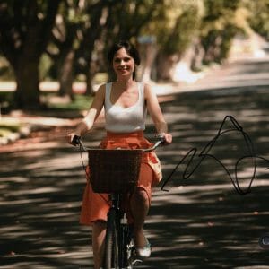 Zooey Deschanel Signed Autographed 11x14 Photo New Girl Actress Beckett COA