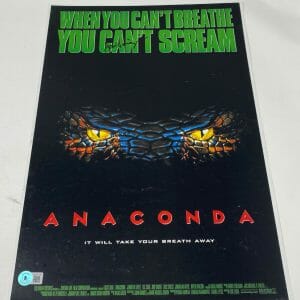 Jon Voight Signed Autographed Anaconda 12x18 Movie Poster Horror Beckett COA