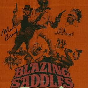 Mel Brooks Signed Autographed Blazing Saddles 11x17 Movie Poster Beckett COA