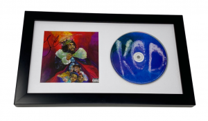 J. COLE SIGNED AUTOGRAPHED KOD FRAMED CD COVER DISPLAY RAPPER BECKETT BAS COA COLLECTIBLE MEMORABILIA