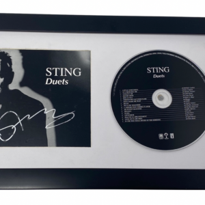 Sting Signed Autographed Duets Framed Matted CD Display The Police Beckett COA