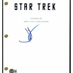 JJ Abrams J.J. Signed Autographed Star Trek Movie Script Screenplay Beckett COA